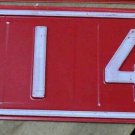 Car license plate Ukraine transit red plastic! Rare!!! Rare!!! Original