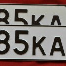 A pair of licensed plates of Russia Orenburg new region 156 Original!