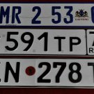 License plates South Africa+ Russia+ Germany ! One lot! ORIGINALS!