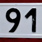 license plate Tatar ASSR 1977 Restored The original!