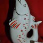 The decanter and glasses FISH Polonsky Porcelain factory, USSR, 1960.