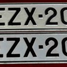 A pair of plates of Finland Eurostyle.