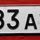Rare plate Russia 17 the region of Tuva