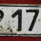 license plate Kazakh SSR, 1977 The original!