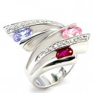 Multicolor CZ Ring