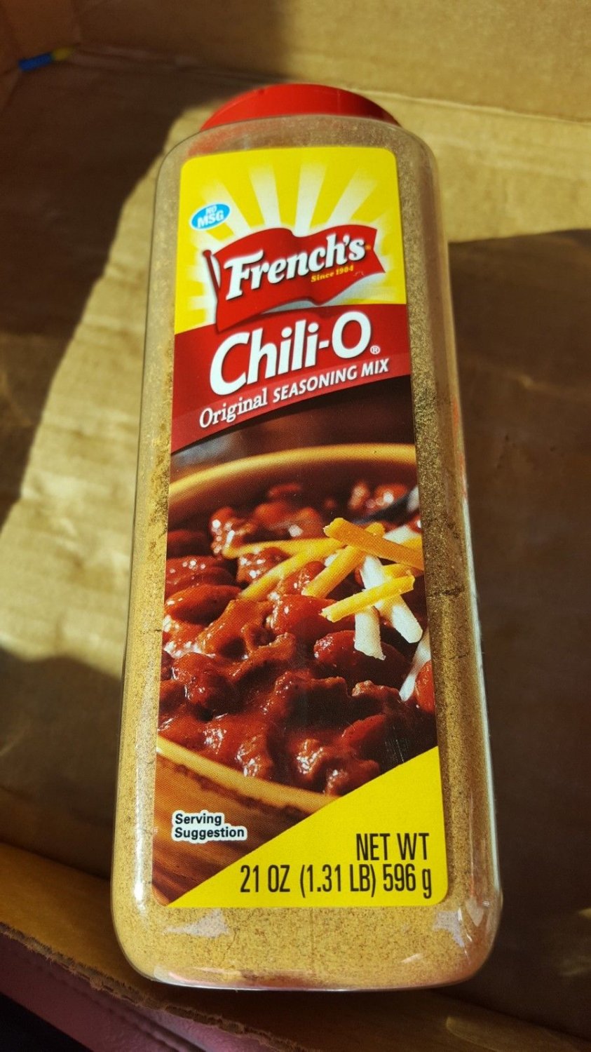2 Frenchs ChiliO Original Seasoning Mix No MSG 21 oz