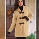 NEW WOMAN FLEECE JACKET GREAT FOR THOSE BREEZY DAYS TAN COLOR LARGE
