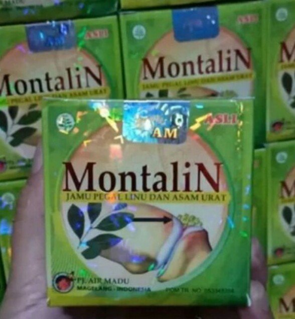 5 Boxes MONTALIN Herb Capssules For Gout Rheumatism Cholesterol