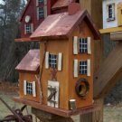 Large Primitive Mustard Bird Homestead