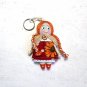 Handmade doll keychain. Keychain rag doll. Doll accessory. Gifts for girls