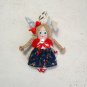 Handmade rag doll Small bunny doll Accessories for bag Keychain miniature doll Gifts for kids