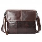 The First Layer Of Oil Wax Leather One Shoulder Men's Diagonal Bag