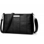 Clutched Splicing Soft Leather Crossbody Bag