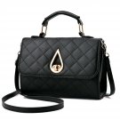 Fashion Handbag Shoulder Bag Lady Square Lattice Pu Package