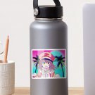 Aesthetic Cute Anime Pink Little Girl Waifu Sticker