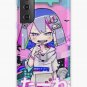 Aesthetic Cute anime smug little girl Samsung Galaxy Phone Case