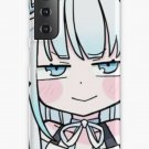 Aesthetic Cute anime smug Blue little girl Samsung Galaxy Phone Case