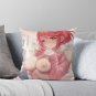 Hentai Anime Cute sexy waifu Throw Pillow