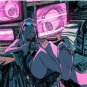 Aesthetic Cute anime waifu Cyberpunk girl Tote Bag