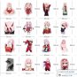 10 Pcs DARLING In The FRANXX Sexy Girl Waifu Decals for Laptop Phone Car Sticker Waterproof