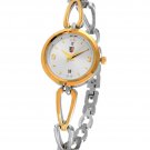 SM LADIES STONE EMBEDDED TWO TONE GOLD WATCH