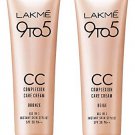 Lakmé Complexion Care Face Cream, Bronze, 9g And Lakmé Complexion Care Face Cream, Beige, 9g