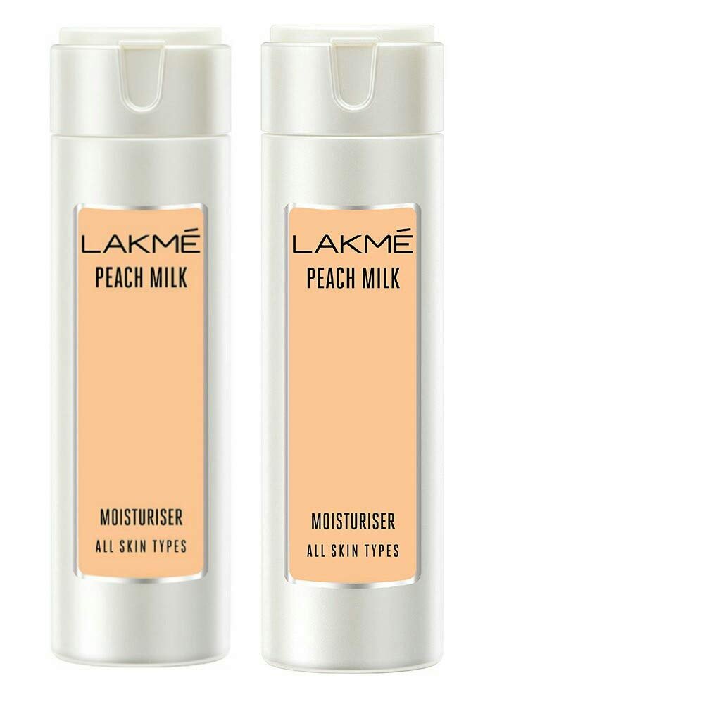 Lakm&Atilde;&copy; Fruit Mositure Peach Milk Moisturiser, 60ml (Pack of 2)