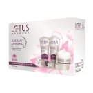 Lotus Diamond Facial Kit for instant radiance with Diamond dust & Cinnamon, 4 easy steps, 170g