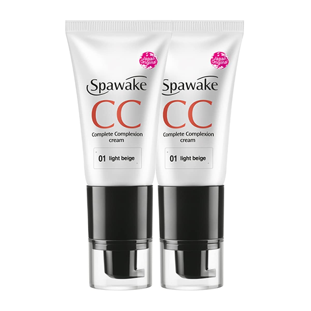 Spawake CC Cream 01 Light Beige with SPF 32/PA++, All Skin Types, 30g, Pack of 2