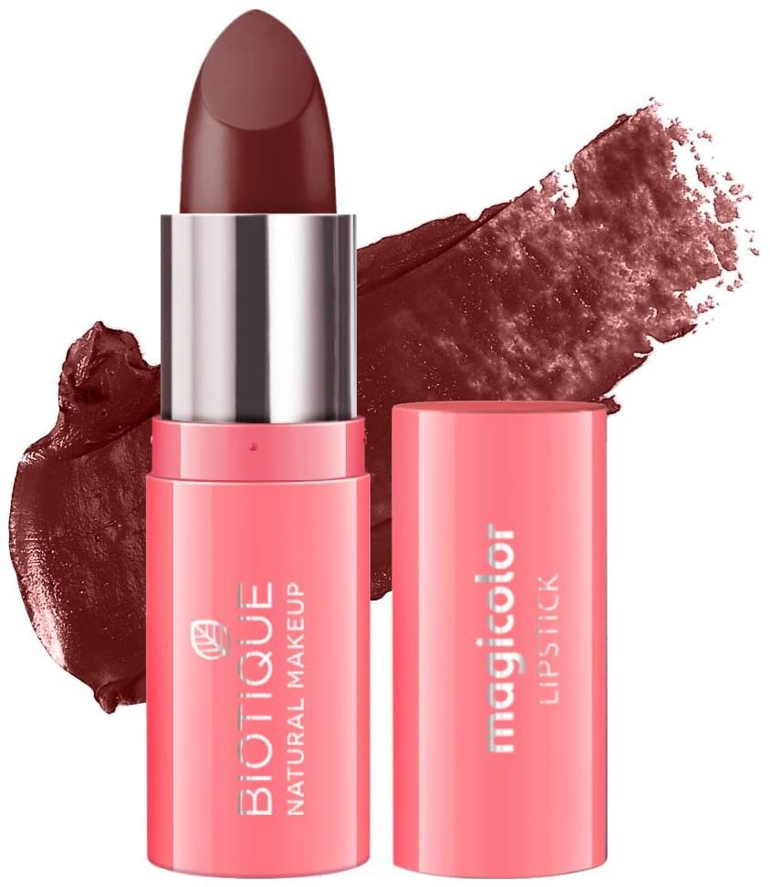 Biotique Natural Makeup Magicolor Lipstick, Hot Lips, 4g SKIN LIPS CARE