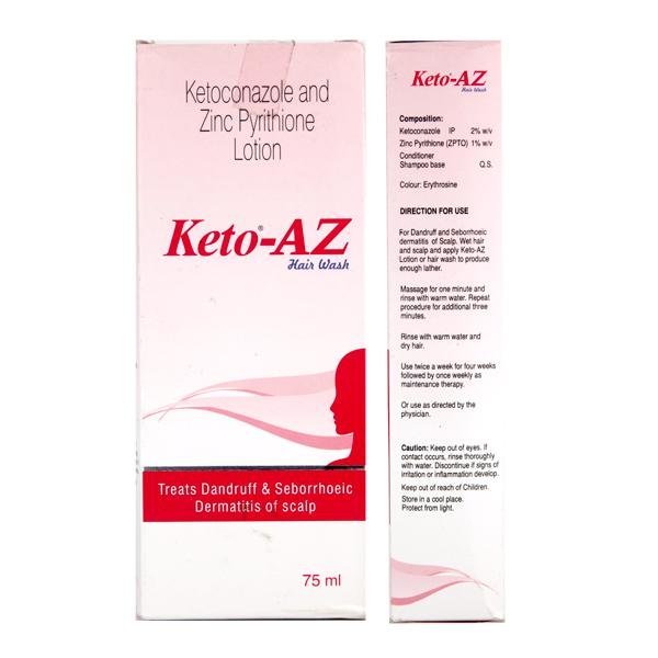Keto AZ Lotion 75ml Dandruff FOR HAIR AND SKIN