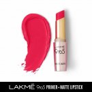 Lakme 9 to 5 Primer Matte Lip Color, MR22 Scarlet Surge, 3.6 gm + Free Shipp