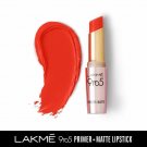 Lakme 9 to 5 Primer Matte Lip Color, MR10 Red Rebel , 3.6 gm + Free Shipp