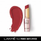 Lakme 9 to 5 Primer Matte Lip Color, MR4 Cherry Chic, 3.6 gm + Free Shipp