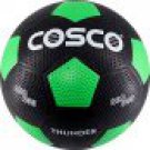 Cosco 14051 Thunder Rubber Football, Size 5, (Multicolour)