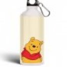 PARTY GLITERS winni the pooh Printed Aluminium 600ml White Sipper Bottle/Water Bottle for Kids