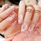 ARTIFICIAL 3D NAILS (24pcs with Glue Sheet+Wooden Stick+Nail File) (A04)