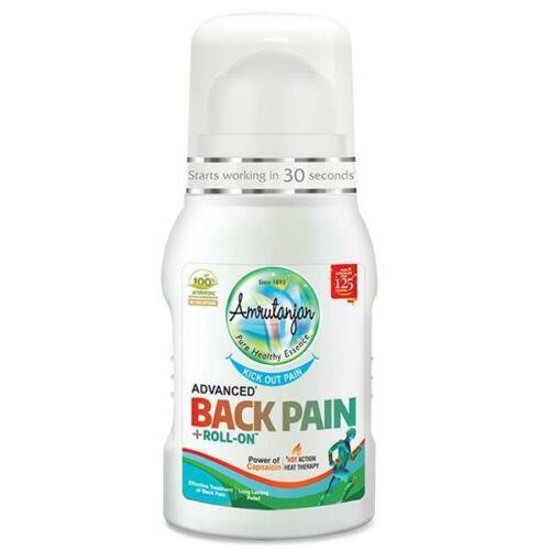 2X Amrutanjan Advanced Back Pain Roll On 50 ml