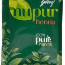 Godrej Nupur 100% Pure Henna Mehndi Mehandi Mehendi Powder Natural Hair Colour 50 gm pack