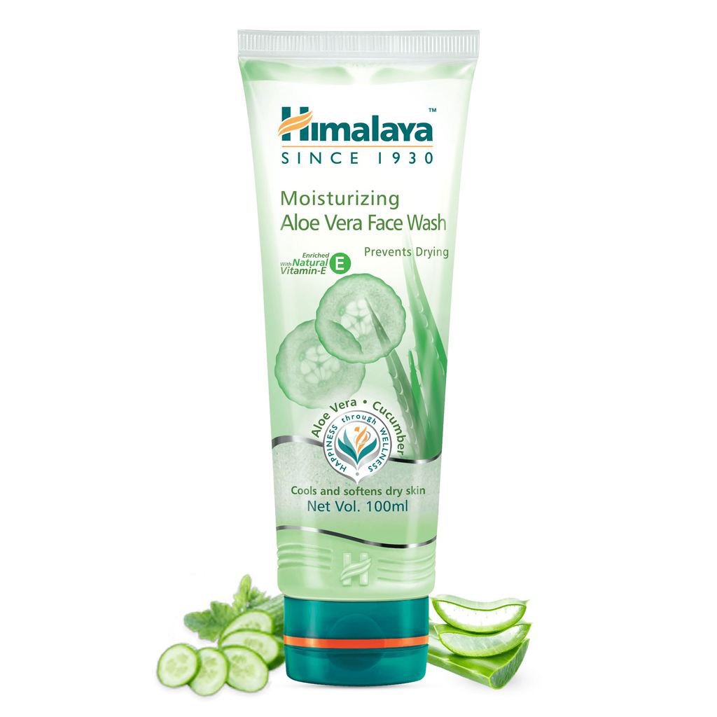 Himalaya Moisturizing Aloe Vera Face Wash 100 gm pack