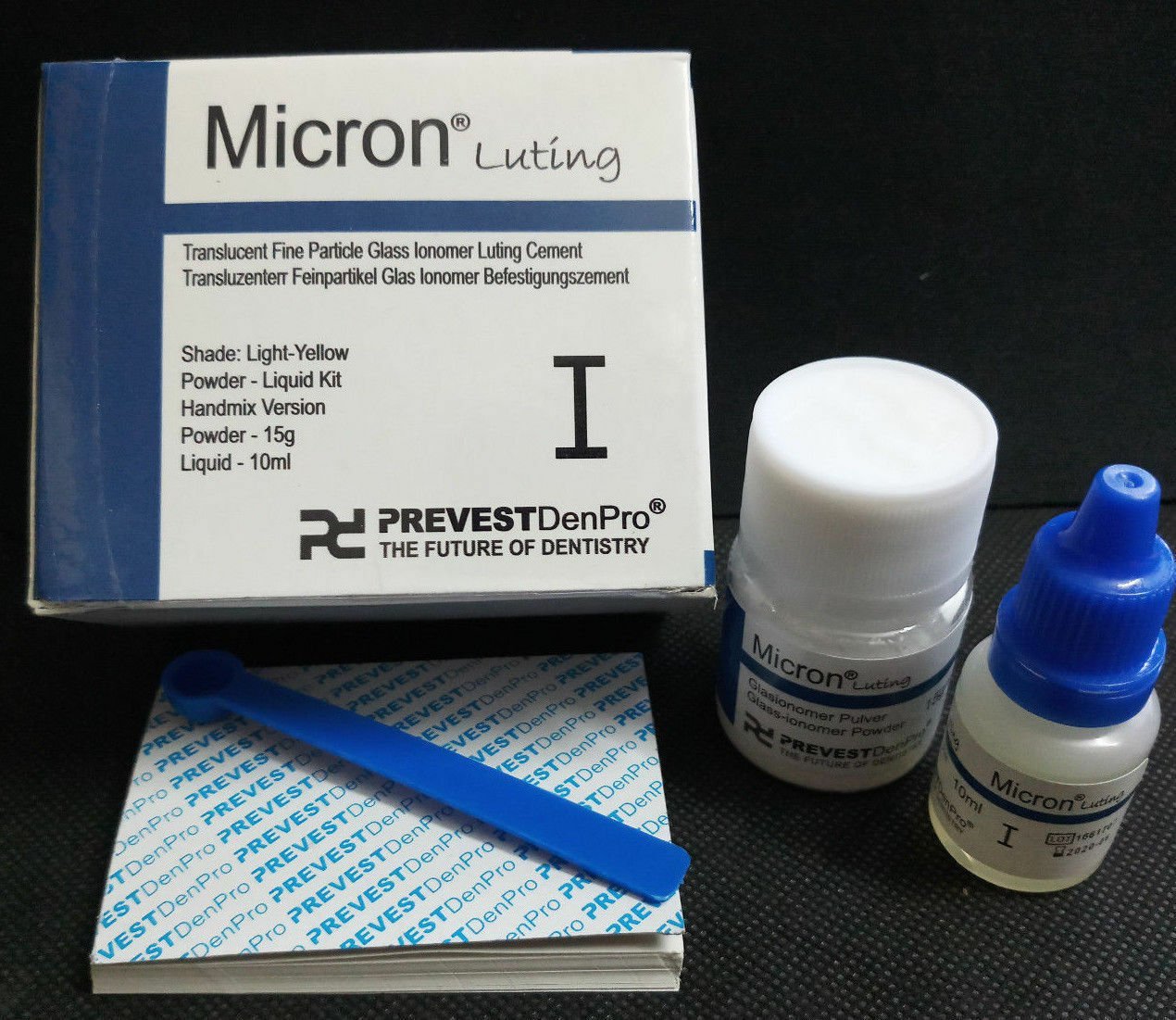 Permanent Dental cement for fixing loose caps/crowns/bridges-Micron Luting I