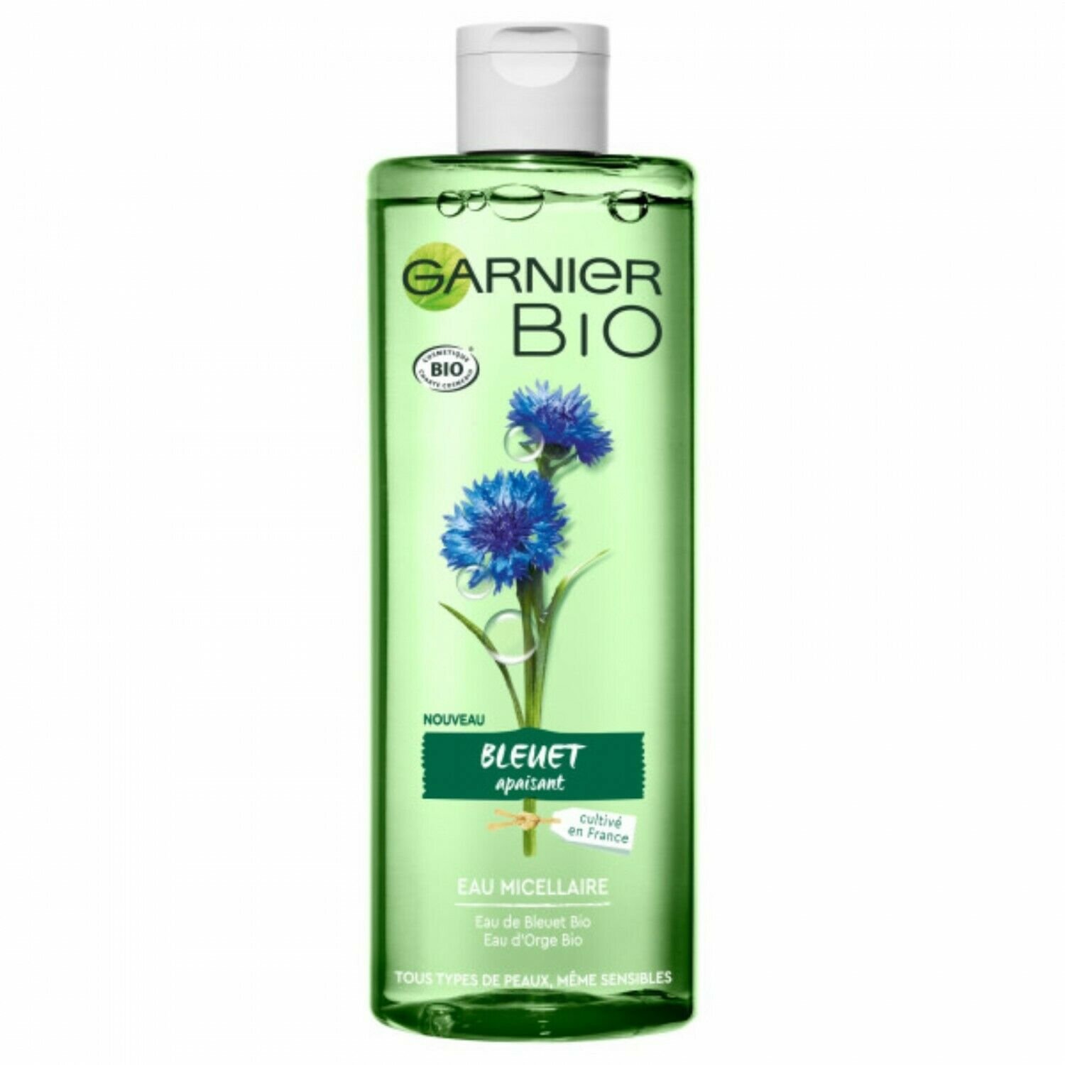 Micellar water blueberry water & organic barley water GARNIER 400 ml