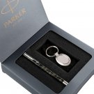 Parker Spark Black Special Edition Roller Ball Pen with Parker Round Key Chain