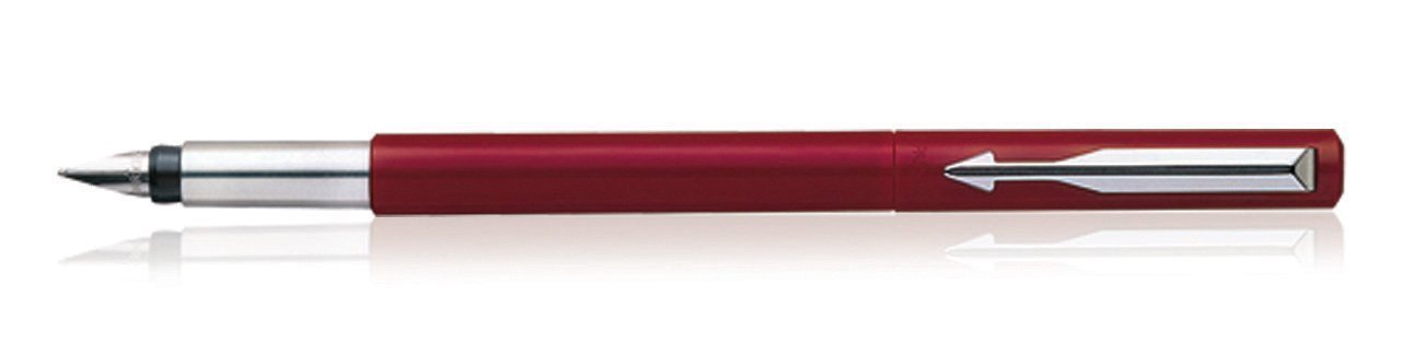 Parker Vector Standard CT Fountain Pen (Red) With Free Cartridge