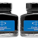 Parker Quink Blue Ink Bottle (2)