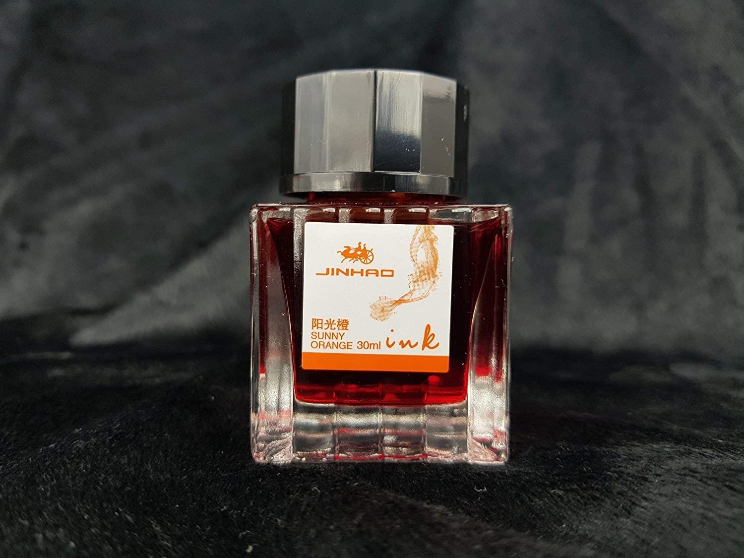 Levin JINHAO 3001 Fountain Pen Ink Bottle - (30ml) (Sunny Orange)