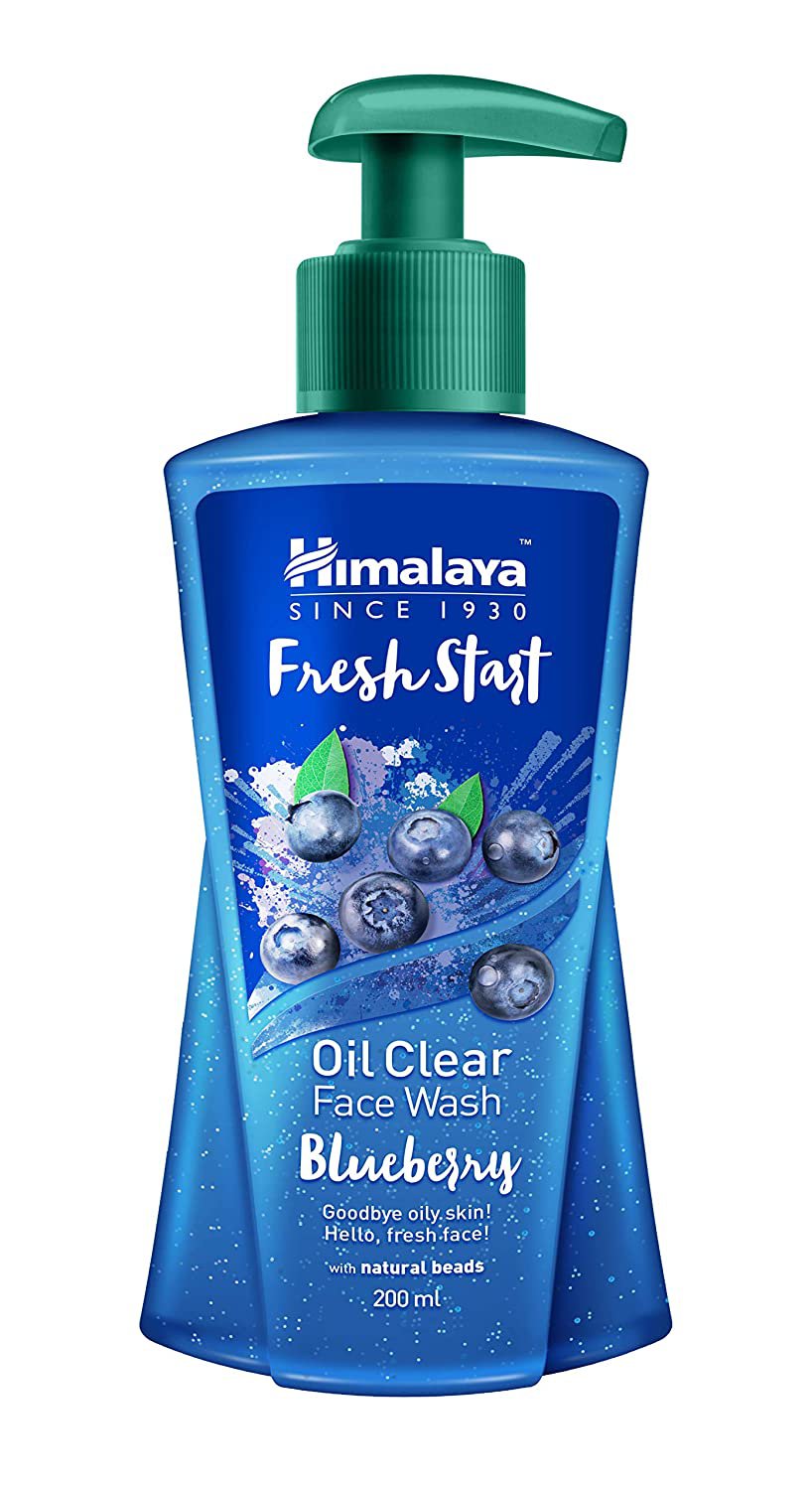 Himalaya Fresh Start Oil Clear Face Wash, Blueberry, 200ml