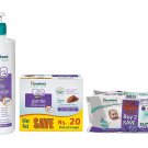 Himalaya Gentle Baby Soap Massage Oil (500ml) and Gentle Wipes (72 Napkins of 2 Packs) Combo