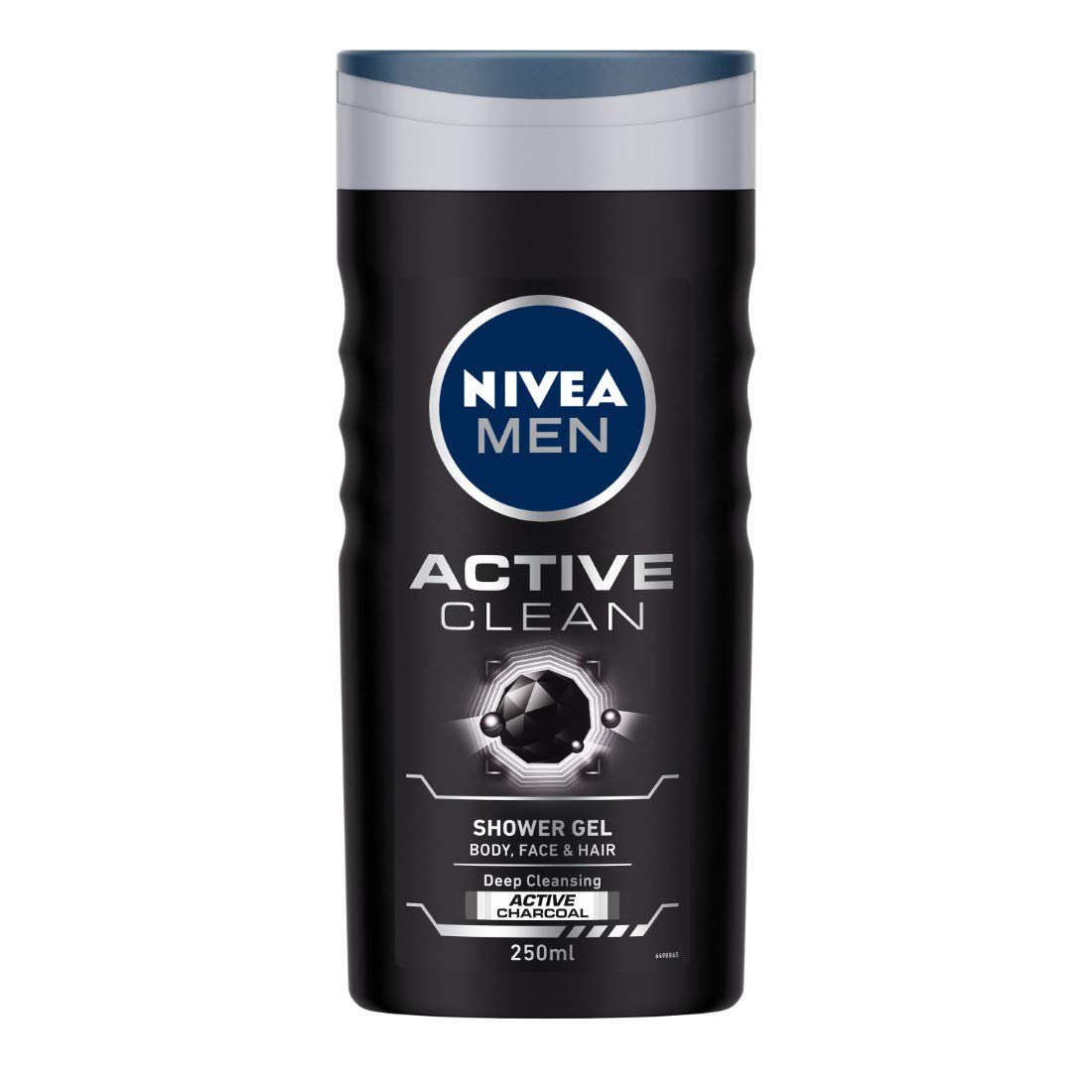 NIVEA Men Body Wash, Shower Gel for Body, Face & Hair, 250 ml