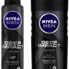 NIVEA Men Deodorant, 150ml And NIVEA Men Shower Gel, Body Wash, Men, 250ml